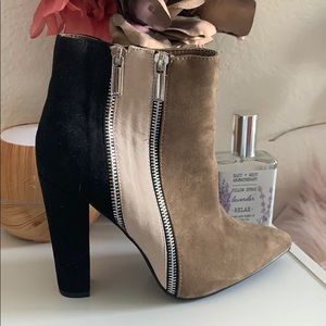 Just Fab zipper bootie